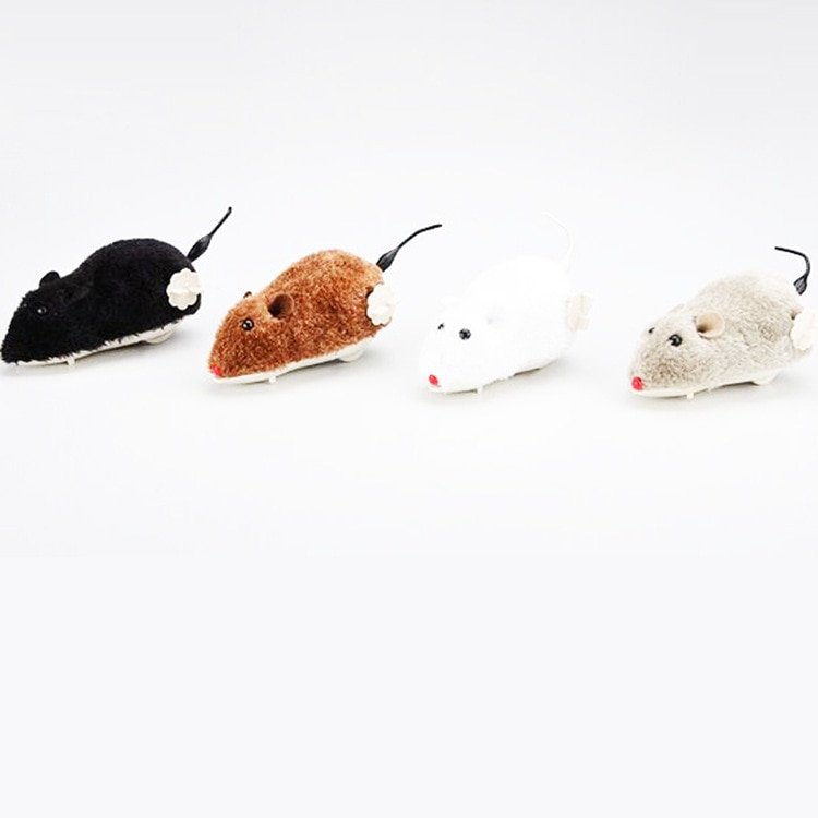 Cat's Plush Mouse Mechanical Toy