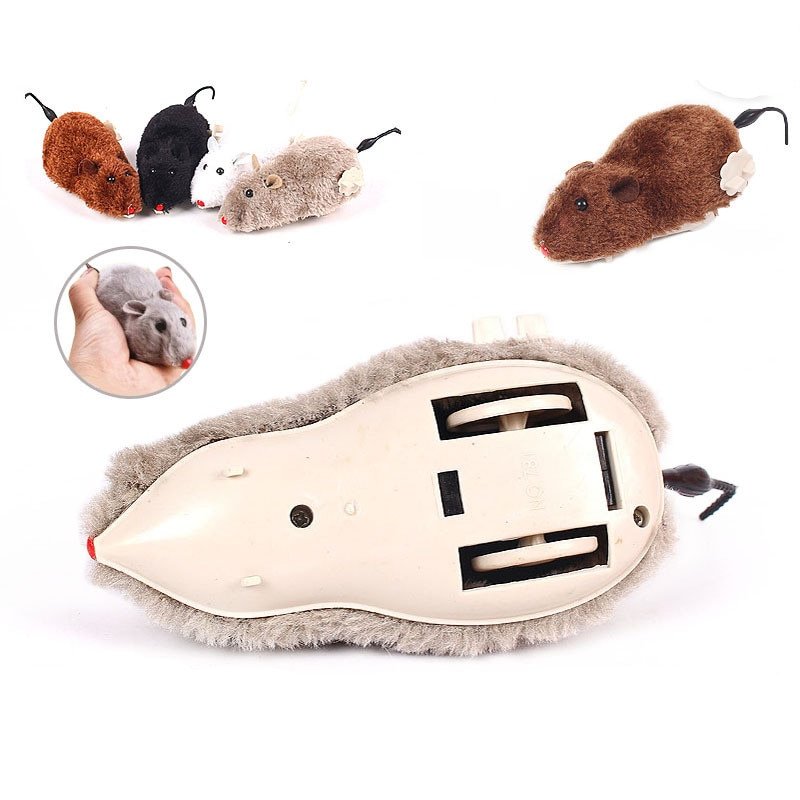 Cat's Plush Mouse Mechanical Toy